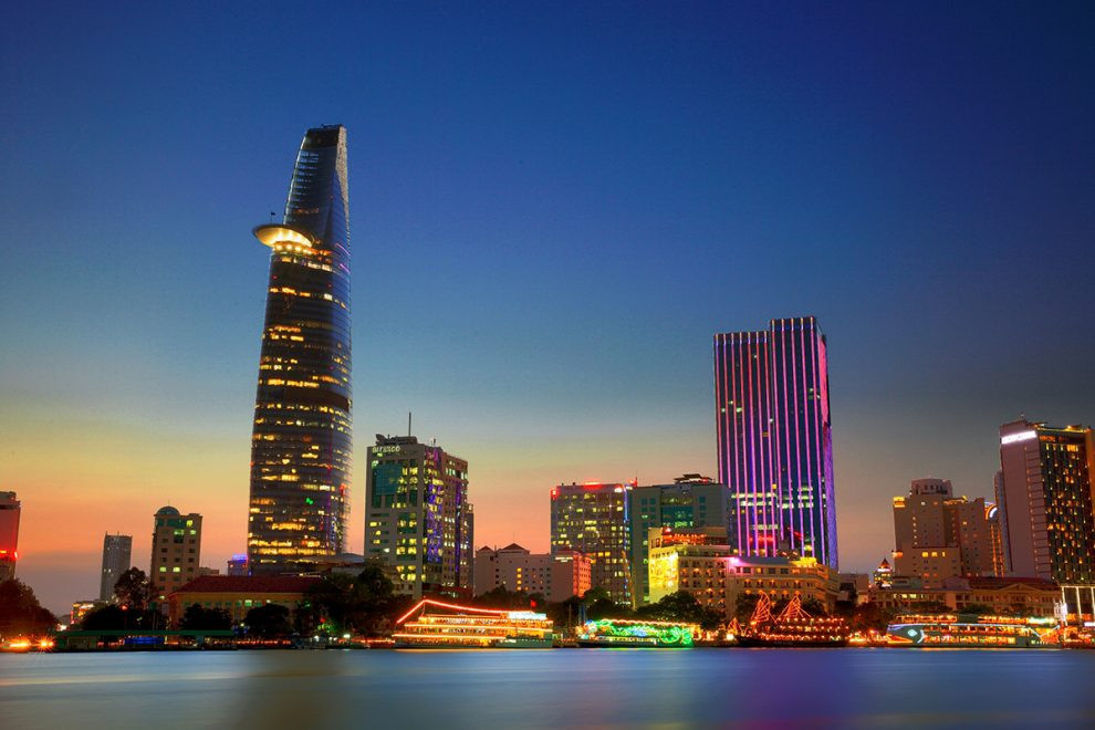 òa nhà Bitexco được xác định là công trình cao nhất nằm trong khu vực Trung tâm Tài chính quốc tế Thành phố Hồ Chí Minh