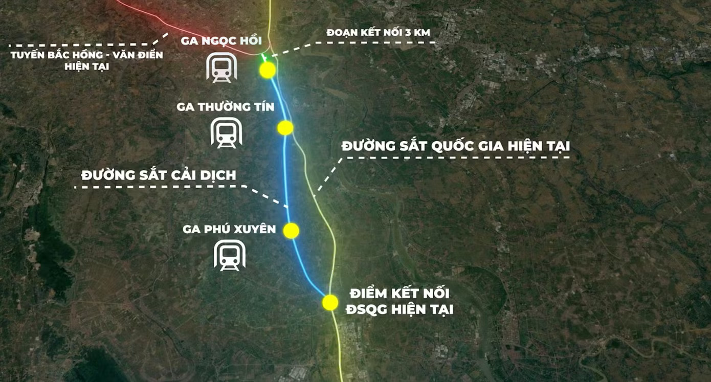Hà Nội dịch chuyển 26,5 km đường sắt để mở rộng Quốc lộ 1A - Ảnh 1.