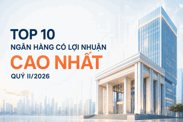 Top 10 ngân hàng có lợi nhuận trước thuế cao nhất quý II/2026: Vietcombank dẫn đầu, HDBank tăng trưởng bứt phá 50%
