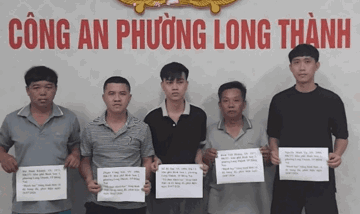 Xác minh số tiền 97,8 triệu đồng, tạm giữ Đỗ Bá Đạt và 4 người khác để điều tra