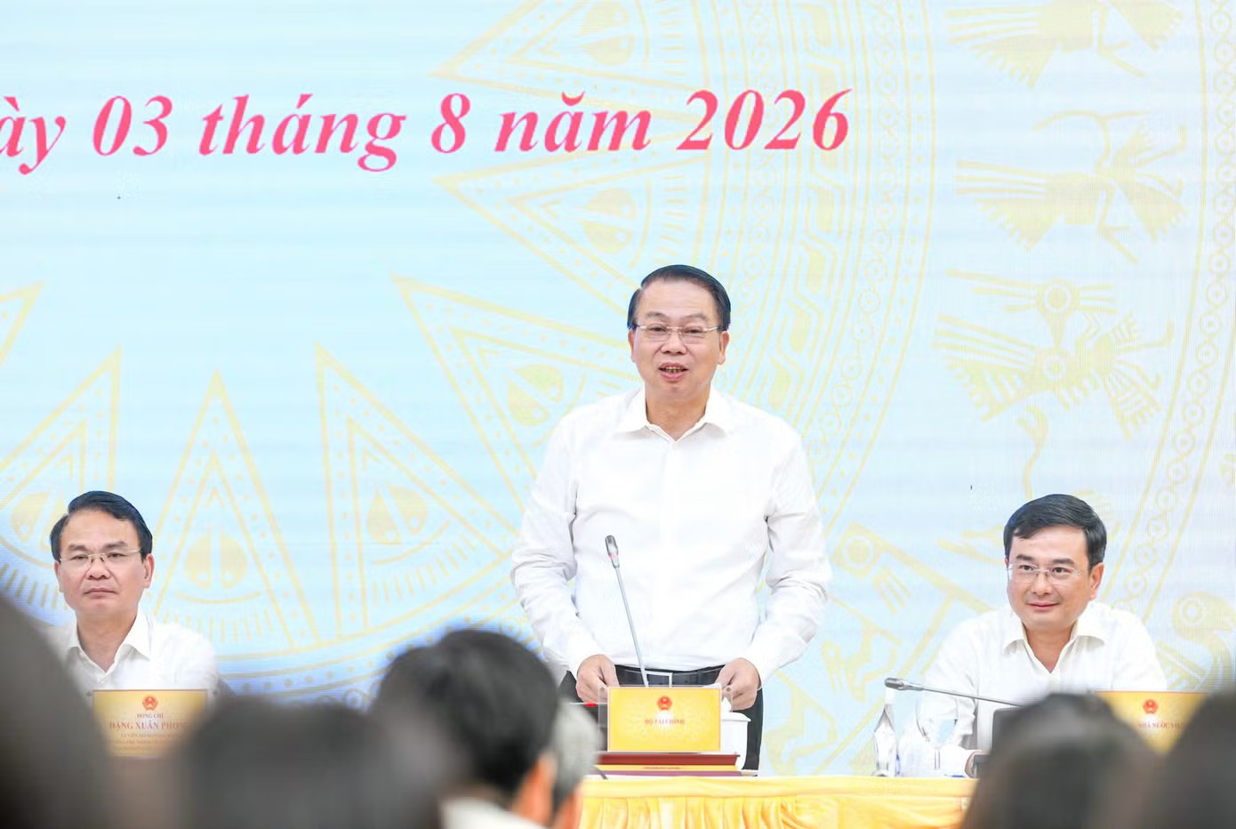 Thứ trưởng Bộ Tài chính Nguyễn Đức Chi. Ảnh: Như Ý. Thông tin mới nhất về tăng lương cơ sở - Ảnh 1.