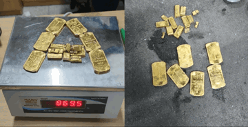 Tịch thu 19 miếng vàng 24K giấu trong lõi của lốp xe máy điện cùng số trang sức trị giá 2,7 tỷ tại sân bay