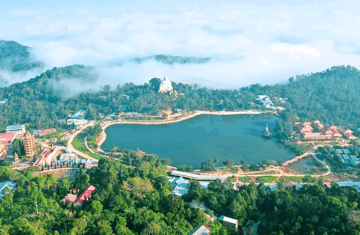 Ngọn núi cao hơn 700m của Việt Nam được đề xuất quy hoạch giống mô hình núi Nga Mi (Trung Quốc)