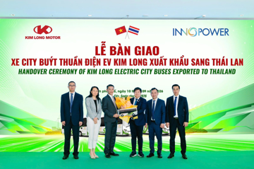 KIM LONG MOTOR xuất khẩu xe điện sang Thái Lan, nhắm mốc nội địa hóa 90%