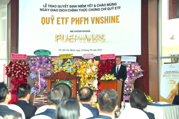 Quỹ ETF đầu tiên bám sát cổ tức tiền mặt, thay đổi nợ ròng của doanh nghiệp... chính thức niêm yết HoSE