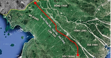 Cao tốc trục ngang nối 2 tỉnh thành Đồng bằng sông Cửu Long nỗ lực về đích
