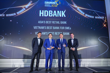 Ngân hàng đầu tiên tại Việt Nam được trao Danh hiệu “Ngân hàng Bán lẻ tốt nhất châu Á”