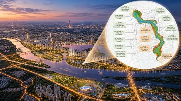 Hà Nội dự kiến hình thành 11 cụm công viên gắn với đại lộ cảnh quan sông Hồng