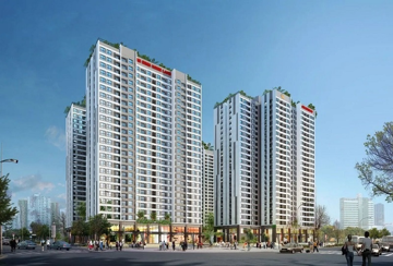 Phía Tây Hà Nội đang hình thành dự án chung cư mới hơn 1,8ha, 4 tòa cao 25 tầng
