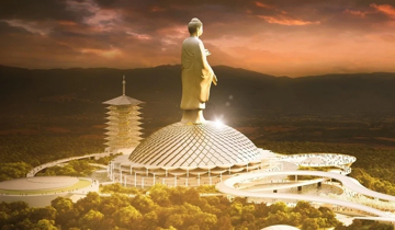 Sun Group huy động hàng trăm nghệ nhân làm tượng Phật lớn nhất thế giới tại Việt Nam, bên dưới nuôi 3.000 cá Koi trắng