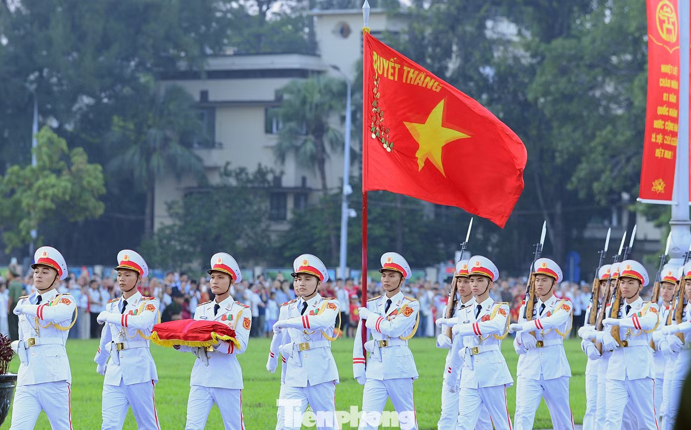 Trang nghiêm Lễ Thượng cờ mừng 81 năm Quốc khánh 2/9 - Ảnh 3.