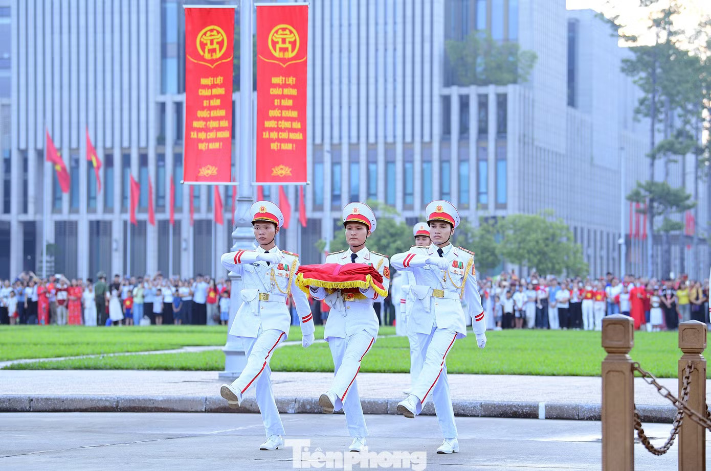 Trang nghiêm Lễ Thượng cờ mừng 81 năm Quốc khánh 2/9 - Ảnh 4.