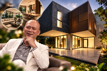 Biệt thự 'rất Tây' của MC Long Vũ: Tường đá thô, kính lớn, không gian sống như resort thu nhỏ