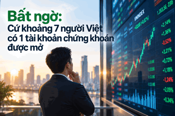 Bất ngờ: Cứ khoảng 8 người Việt lại có 1 tài khoản chứng khoán được mở