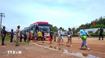 Tiếp nhận 86 người Việt bị bắt tại Campuchia