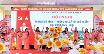 Hải Phòng ra mắt mô hình trường học xã hội chủ nghĩa