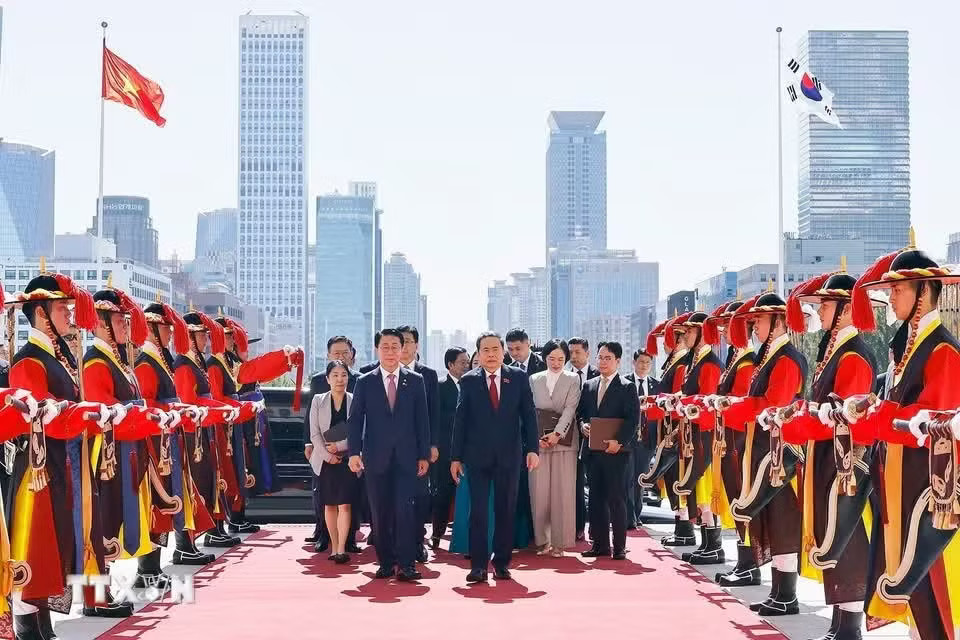 Phấn đấu đưa kim ngạch thương mại song phương Việt Nam - Hàn Quốc đạt 150 tỷ USD vào năm 2030 - Ảnh 1.